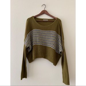 Urban Outfitters Cropped Oversized Sweater